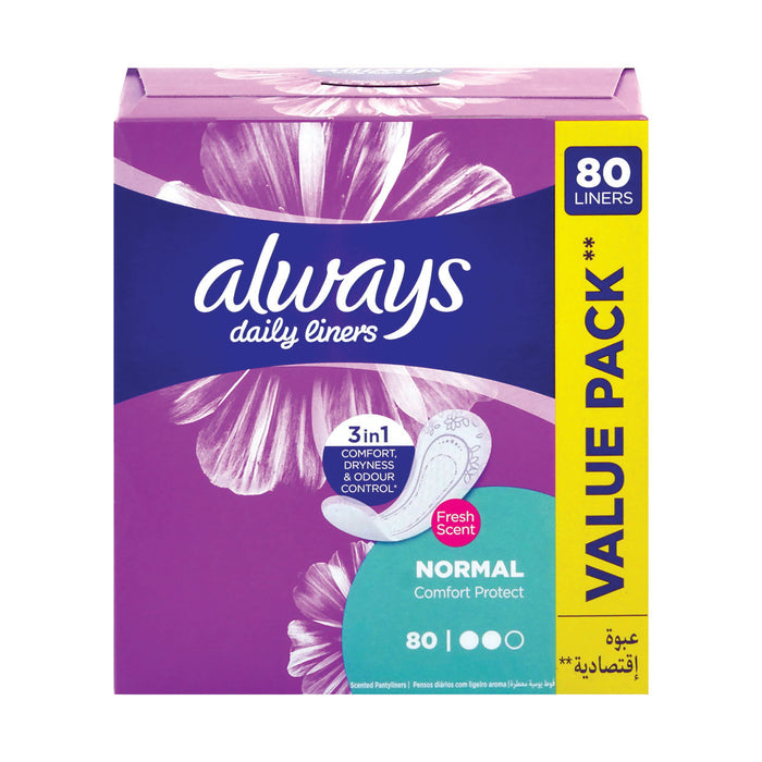 Always Daily Liner Normal Scented 80