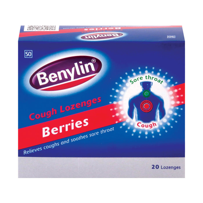 Benylin Cough Lozenges Berries 20 Lozenges