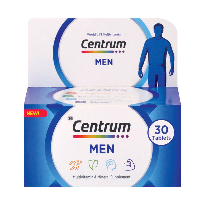 Centrum Men Multivitamin & Mineral Supplement 30 Tablets