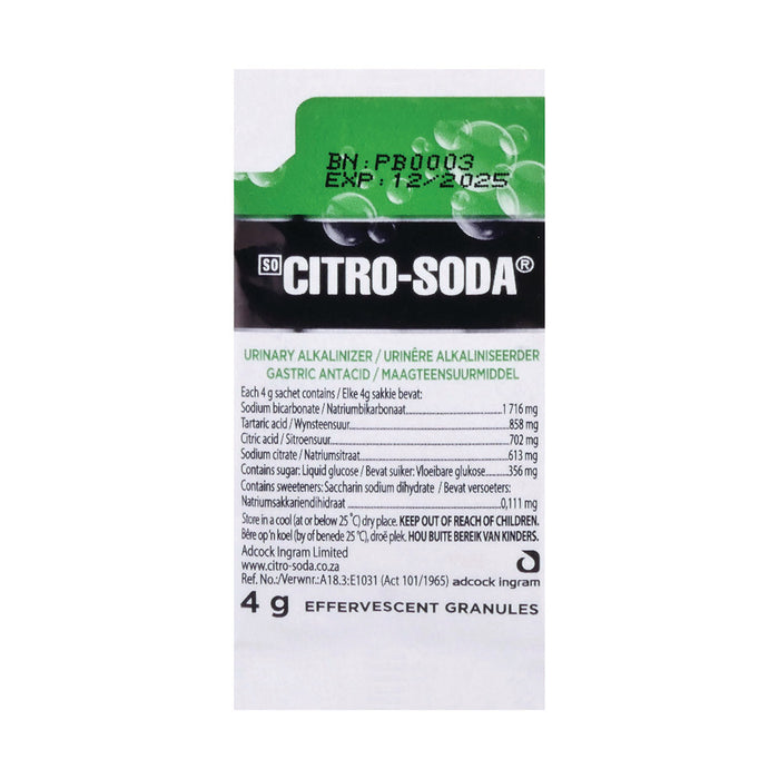 Citro-Soda Granule Single Sachet 4g