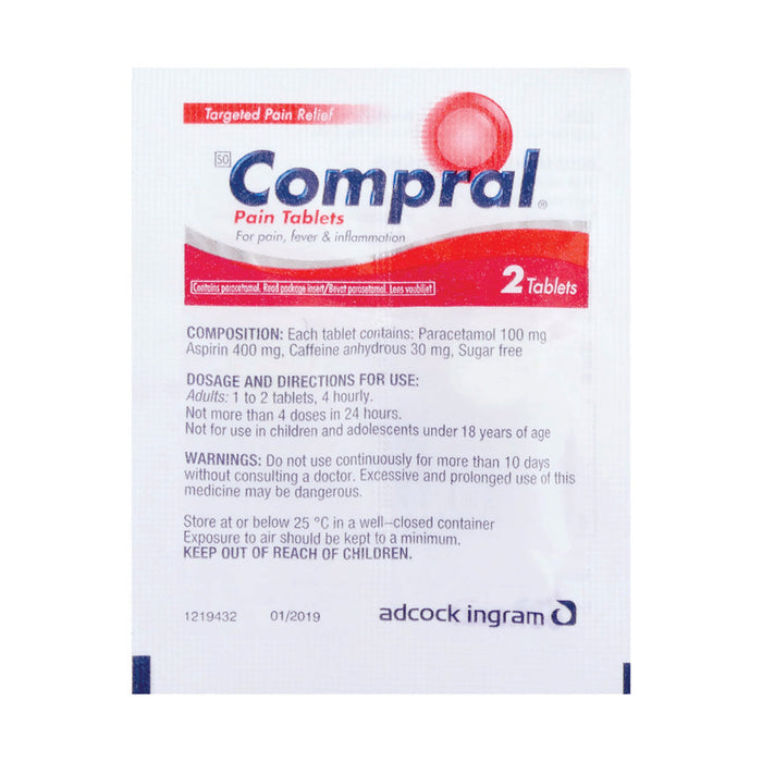 Compral Headache 2 Tablets