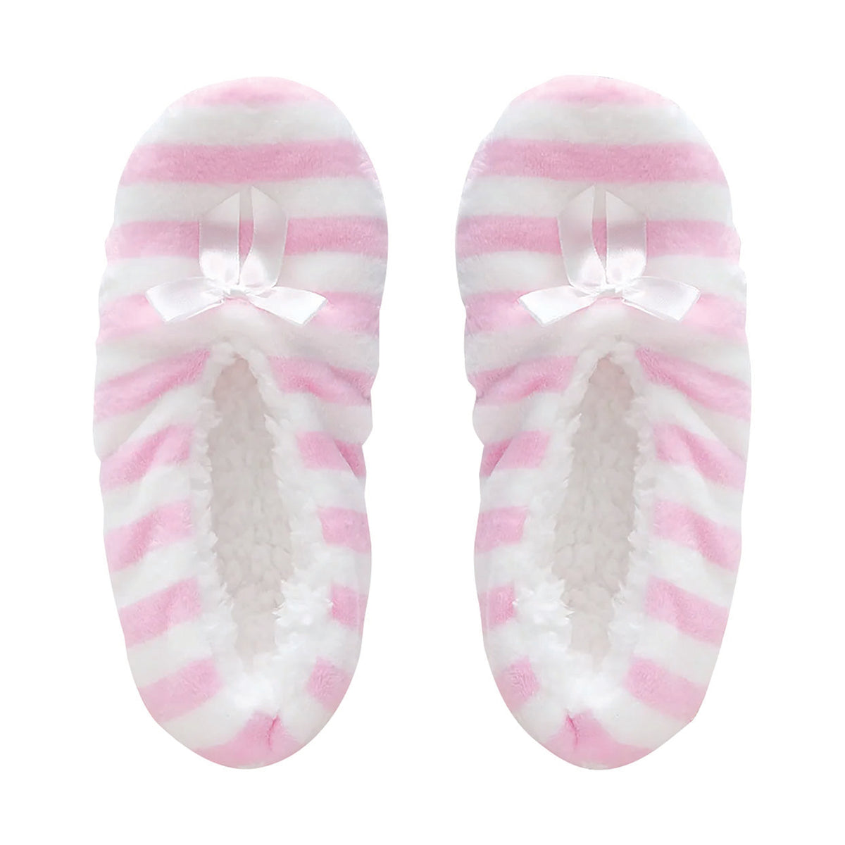 Fluffy discount striped slipper