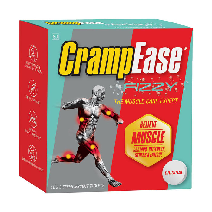 CrampEase Fizzy Original 30 Effervescent Tablets