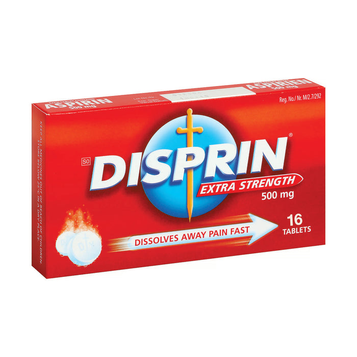 Disprin Extra Strength 500mg 16 Tablets