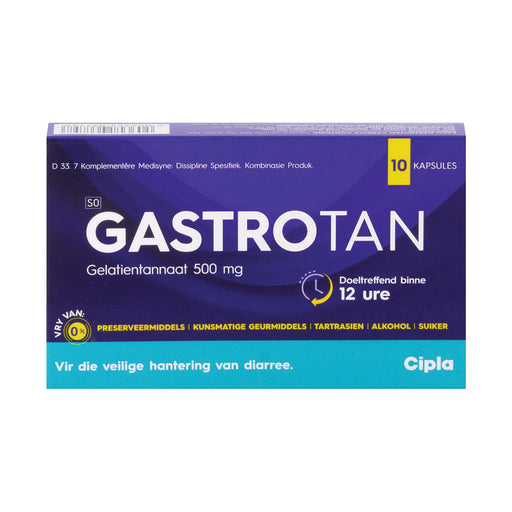 GastroTan 500mg 10 Capsules