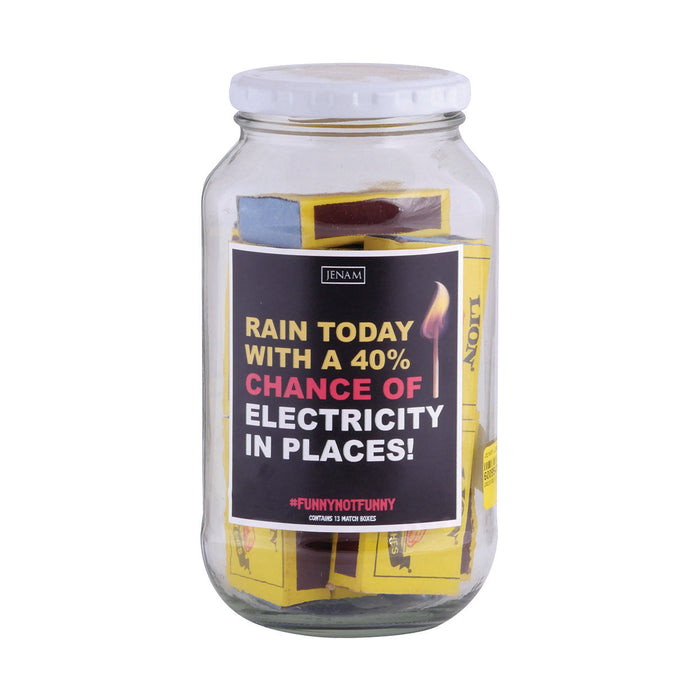 Jenam Loadshedding Matches Jar