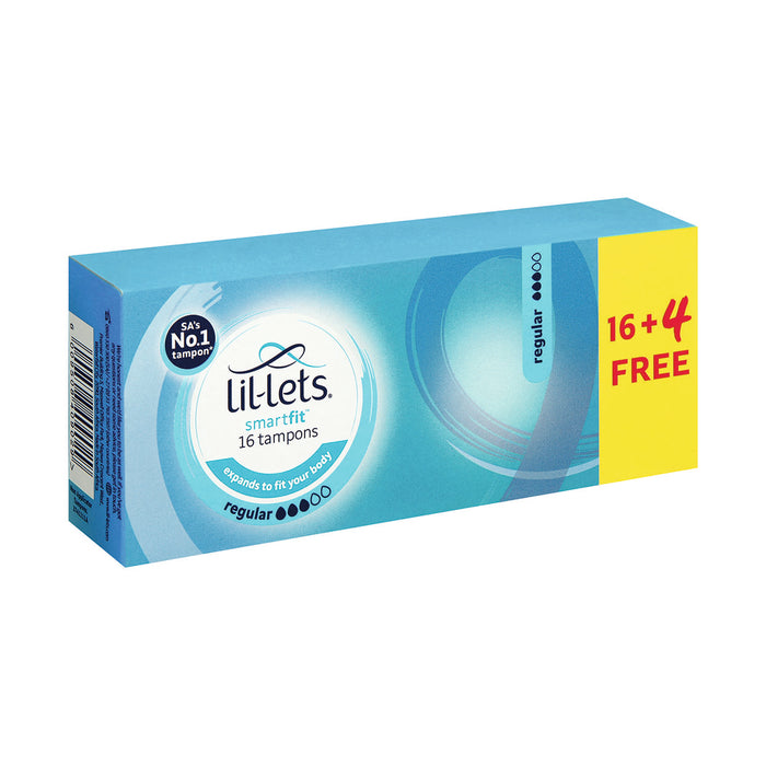 Lil-Lets Regular Tampons 16 + 4 Pack