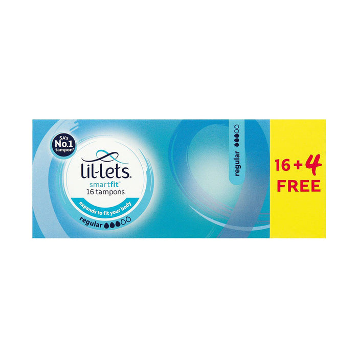 Lil-Lets Regular Tampons 16 + 4 Pack