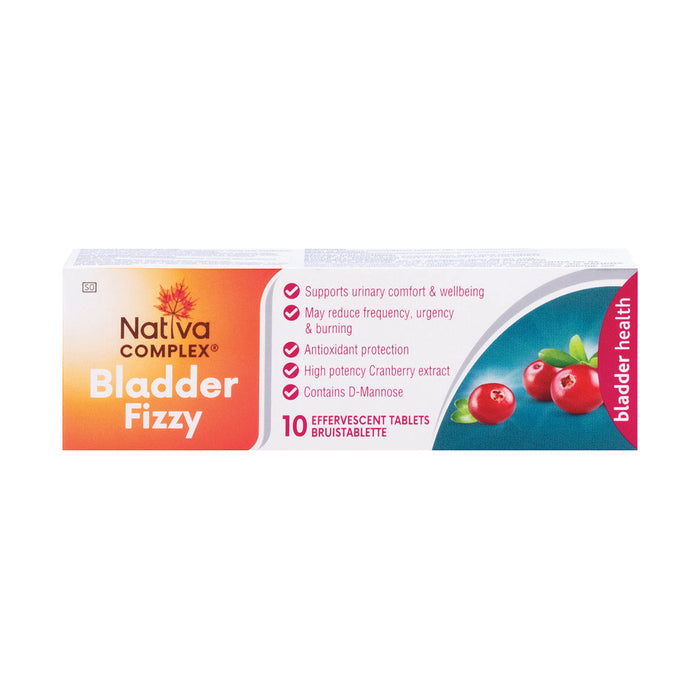 Nativa Complex Bladder Fizzy 10 Effervescent Tablets