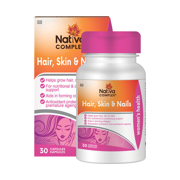 Nativa Hair, Skin & Nail Complex 30 Capsules