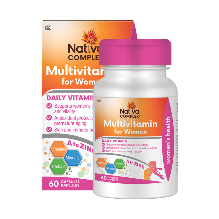 Nativa Multivitamin for Women Complex 60 Capsules