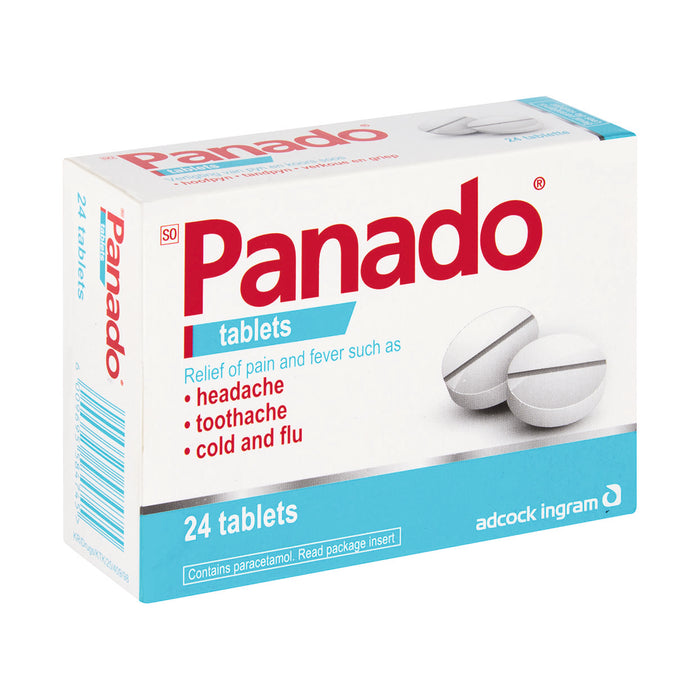 Panado Paracetamol 500mg 24 Tablets