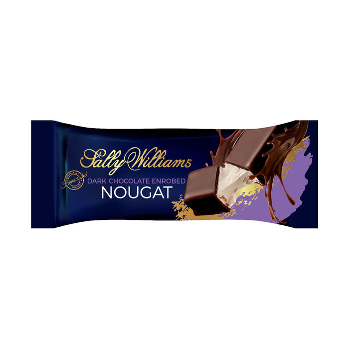 Sally Williams Nougat Bar Dark Chocolate 50g