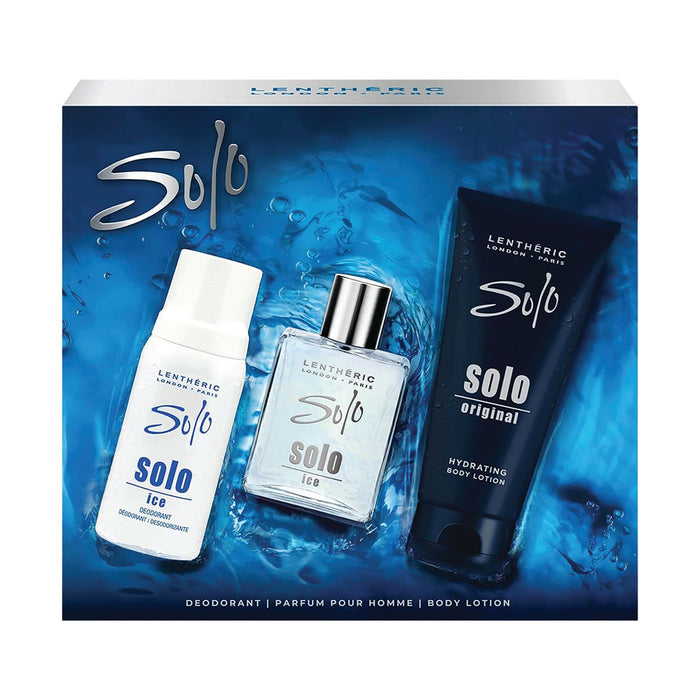 Solo Ice Parfum Pour Homme Gift Set