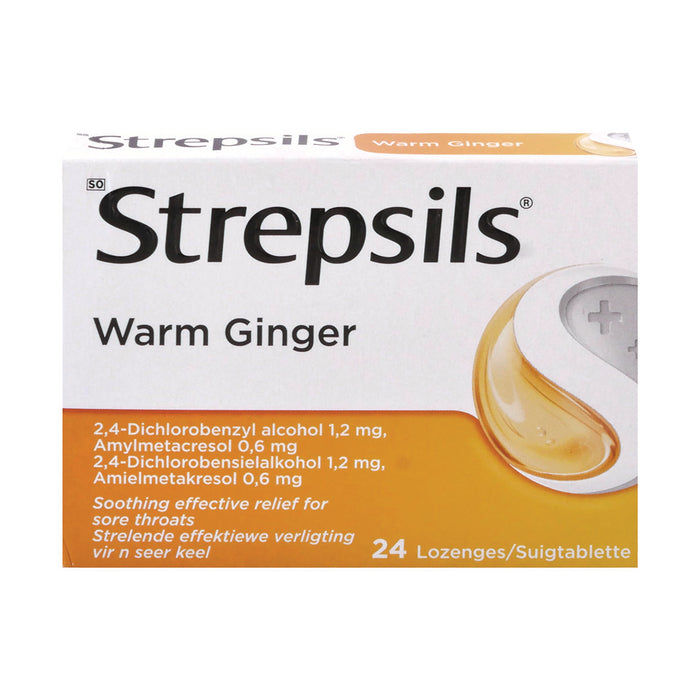 Strepsils Warm Ginger 24 Lozenges