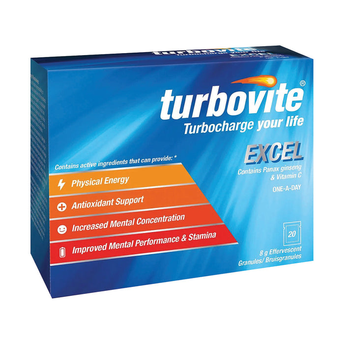 Turbovite Excel Orange 20 Sachets