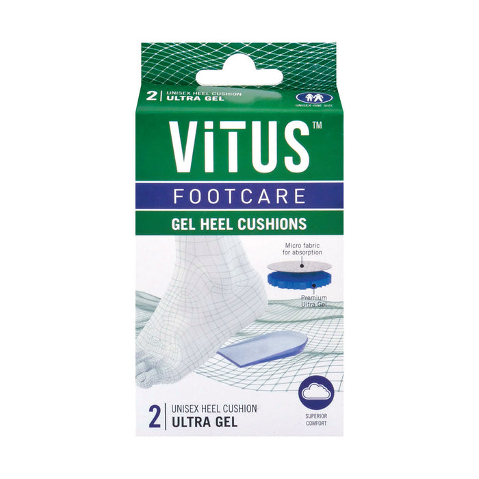 Vitus Gel Heel Cushions 2 Unisex