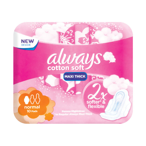 Always Cotton Soft Maxi Normal 10 Pads