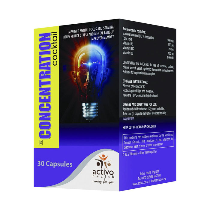 Concentration Cocktail 30 Capsules
