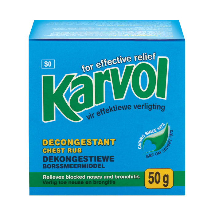 Karvol Decongestant Chest Rub 50g